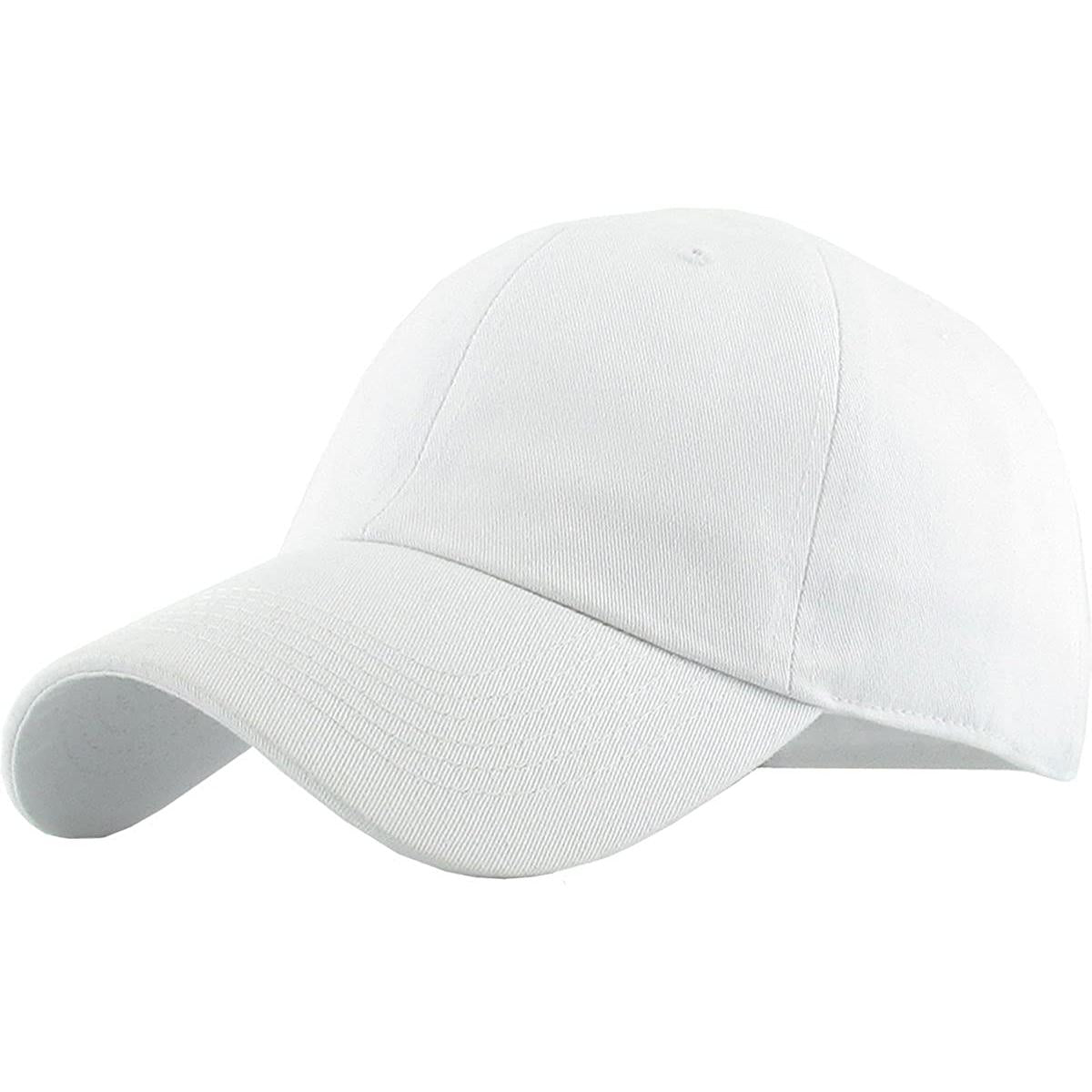 White Adults P Cap - New Best Quality Outdoor - Baseball With Curved Brim For Men Hats for Unisex With Adjustable Strap Sun Protection Cap for Men in White