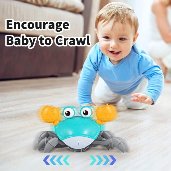 Crawling Crab Baby Toy (random color)