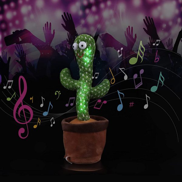 Dancing Cactus Talking Toy Tree Cactus Plush Toy For Children, Kids Or Toddlers With Box